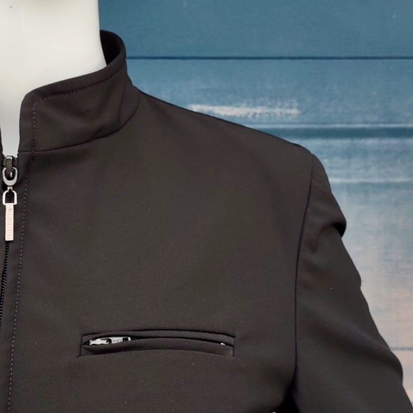 RALPH Ralph Lauren Ladies Full Zip Waterproof Jacket (Black)